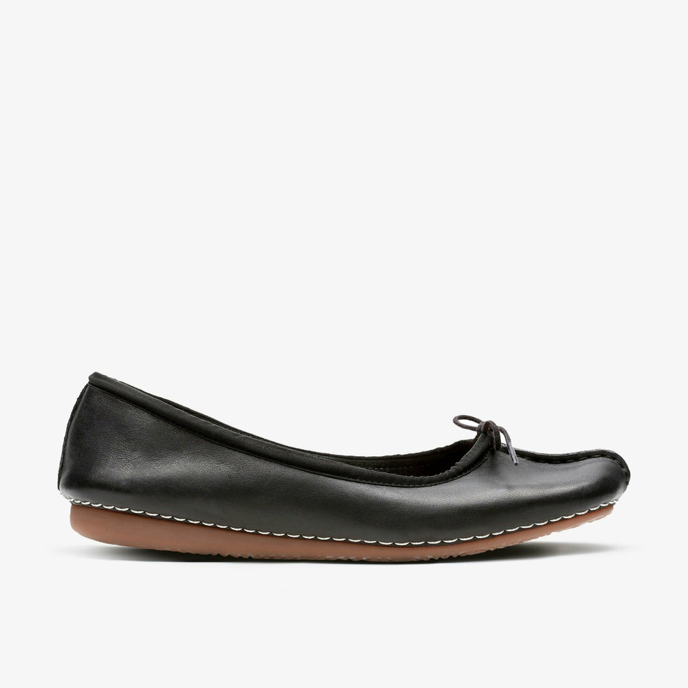 Freckle Ice Black Leather | Clarks US