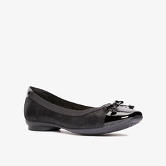 Candra Glow Black Suede | Clarks Discount
