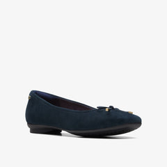 Candra Light Navy Suede | Clarks For Sale
