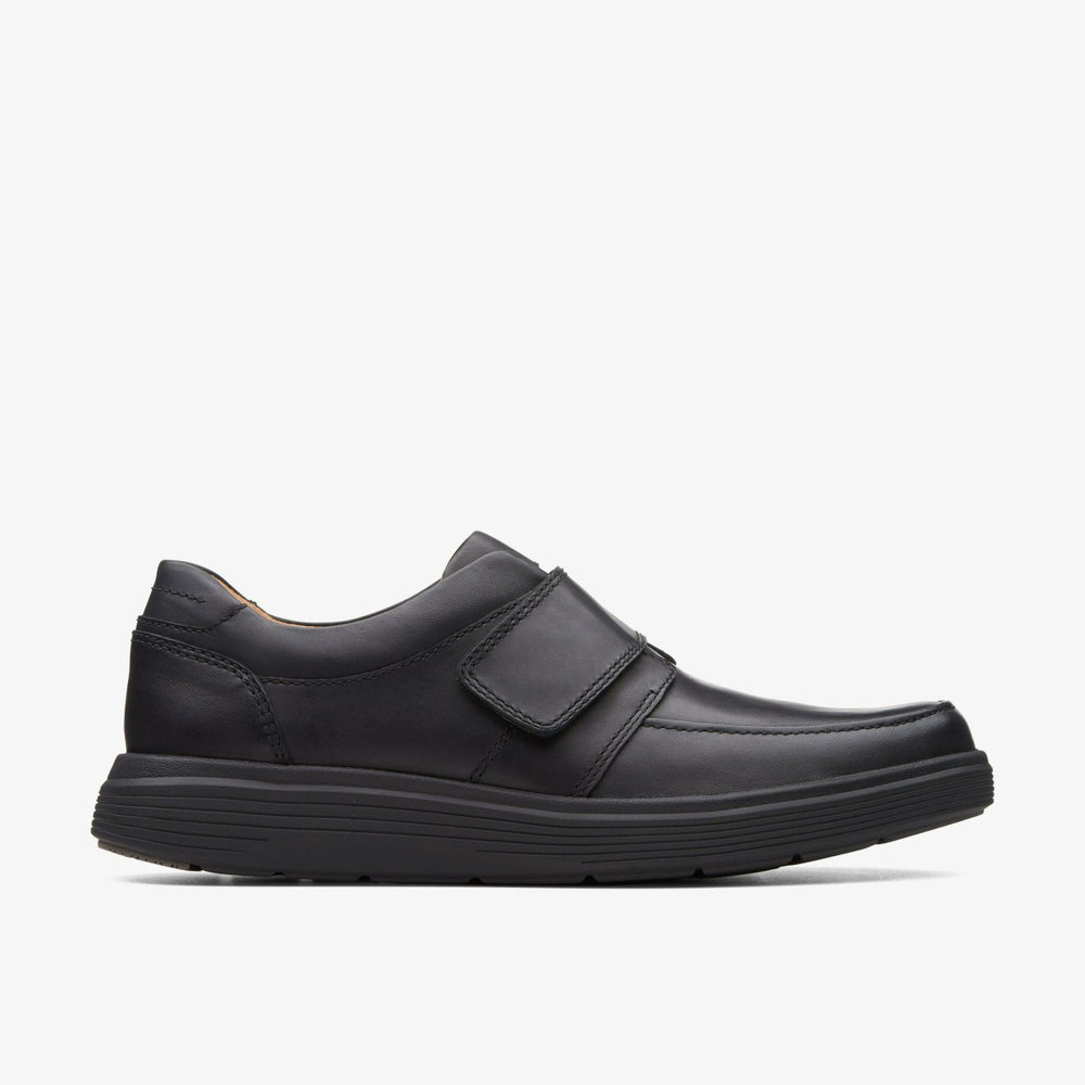 Un Abode Strap Loafer Black Leather | Clarks