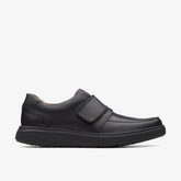 Un Abode Strap Loafer Black Leather | Clarks
