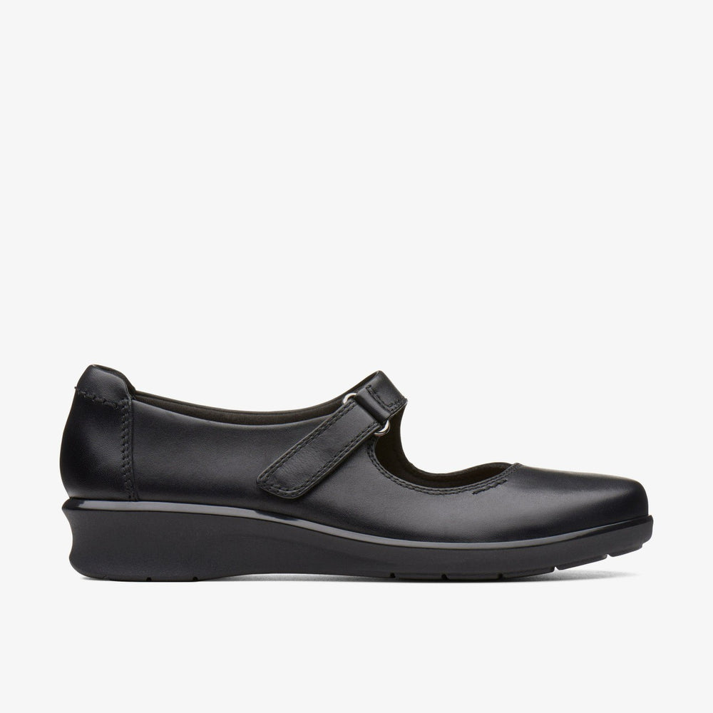 Hope Henley Black Leather | Clarks US