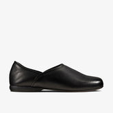Harston Elite Slipper Black Leather | Clarks