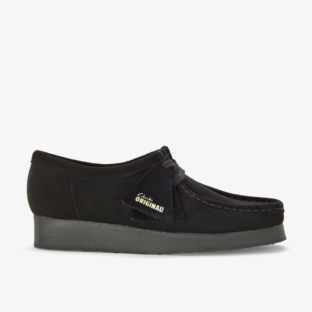 Wallabee Black Suede | Clarks