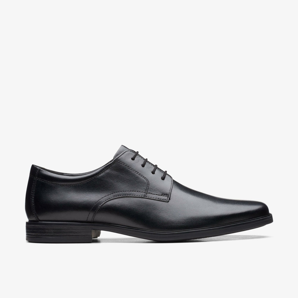 Howard Walk Black Leather | Clarks Discount