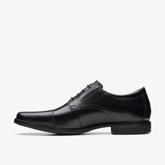 Howard Cap Black Leather | Clarks Discount