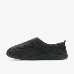 King Riptape Slipper Dark Grey Felt | Clarks Sale
