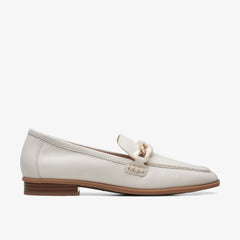 Sarafyna Iris Loafer White Leather | Clarks US
