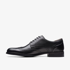 Craft Arlo Limit Brogue Black Leather | Clarks Sale