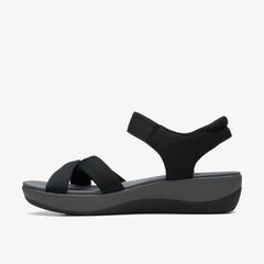 Arla Shore Black Textile | Clarks Onsale