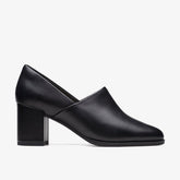 Freva 55 Lily Black Leather | Clarks For Sale