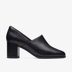 Freva 55 Lily Black Leather | Clarks For Sale