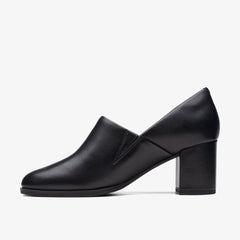 Freva 55 Lily Black Leather | Clarks For Sale