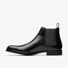 Craft Arlo Top Chelsea Boot Black Leather | Clarks