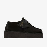 Trek Wedge Black Suede | Clarks Sale