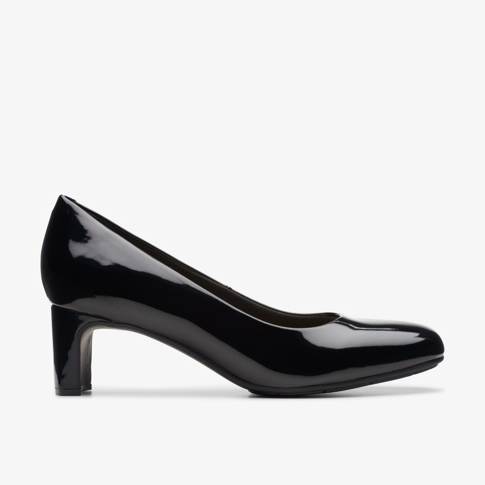 Kyndall Iris Black Patent | Clarks Sale