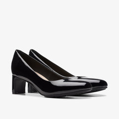 Kyndall Iris Black Patent | Clarks Sale