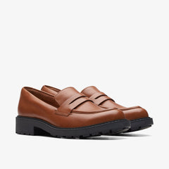 Orinoco 2 Penny Loafer Dark Tan Leather | Clarks For Sale