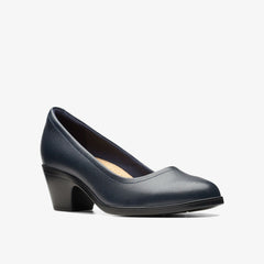 Emily2 Ruby Navy Leather | Clarks For Sale