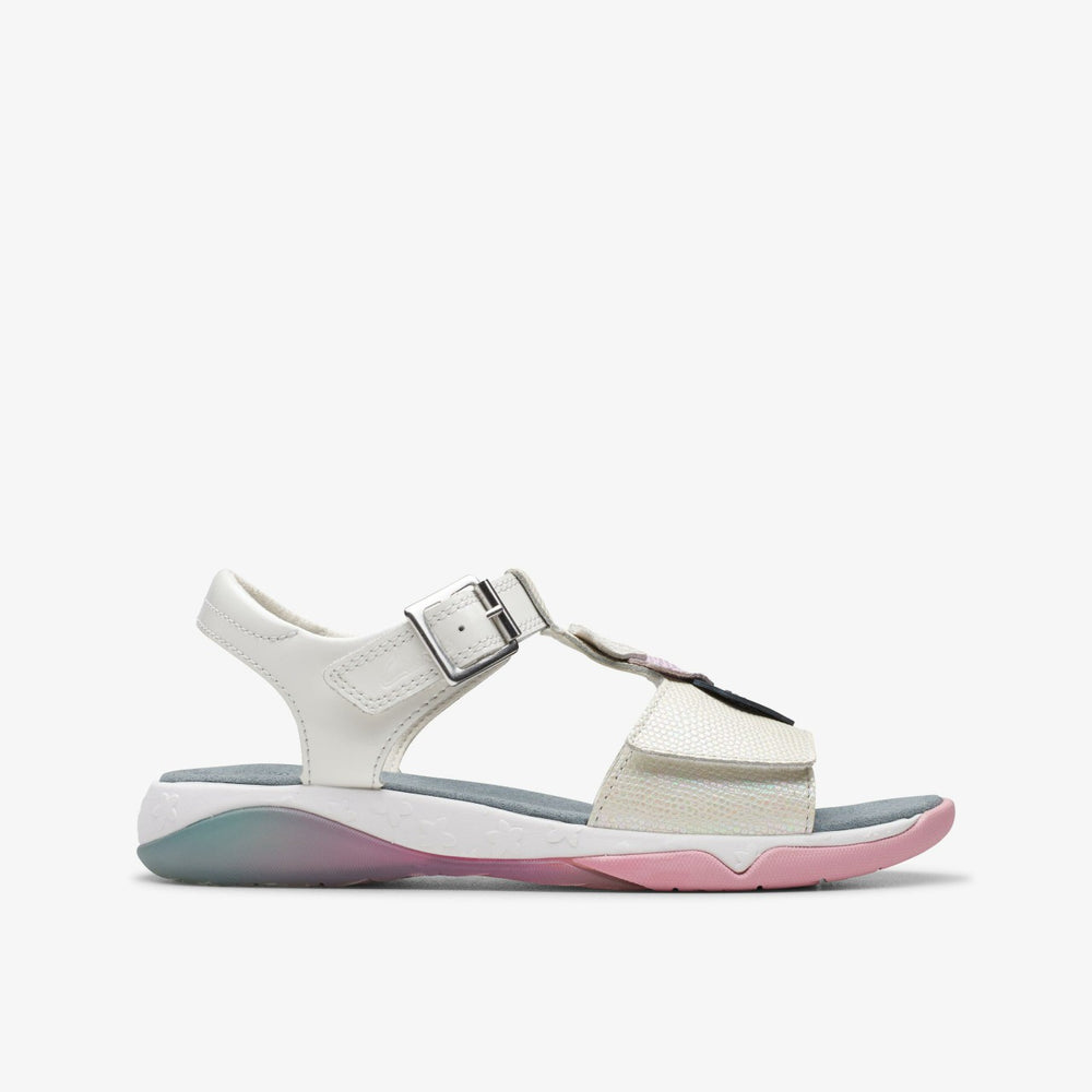 Osian Charm Kid White | Clarks US