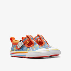 Foxing Fish Toddler Grey Print | Clarks Onsale