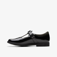 Lock Shine Kid Black Patent | Clarks For Sale