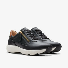 Tivoli Zip Black Leather | Clarks For Sale