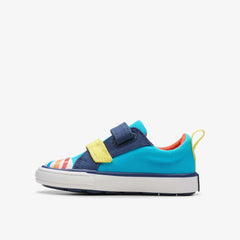 Foxing Ocean Toddler Blue Multicolour | Clarks For Sale