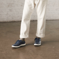 Mapstone Lace Navy Leather | Clarks US