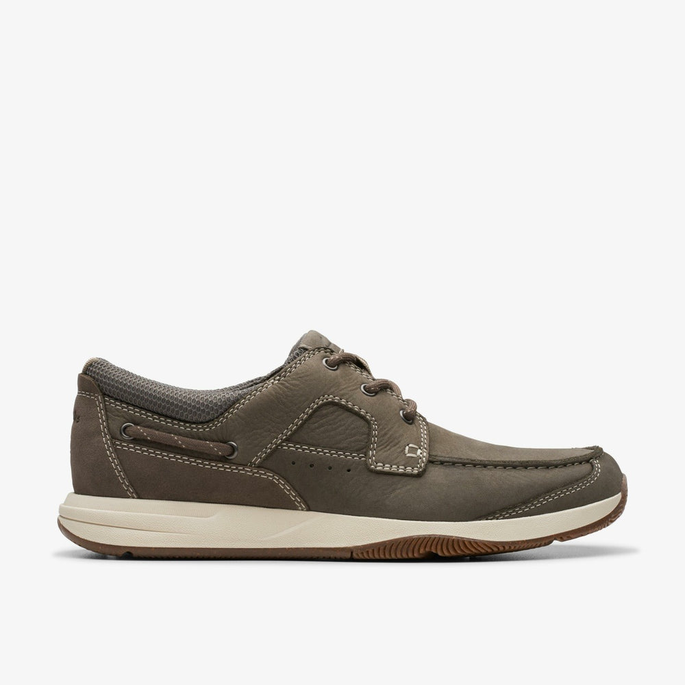 Sailview Lace Taupe Nubuck | Clarks For Sale