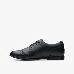 Finja Brogue Older Black Leather | Clarks US