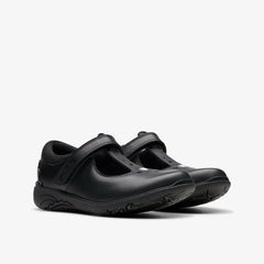 Relda Gem Kid Black Leather | Clarks For Sale