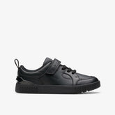 Oslo Flare Kid Black Leather | Clarks For Sale