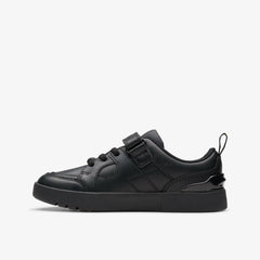 Oslo Flare Kid Black Leather | Clarks For Sale