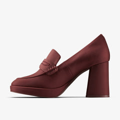 Martine Rose Loafer 2 Oxblood Textile | Clarks Sale