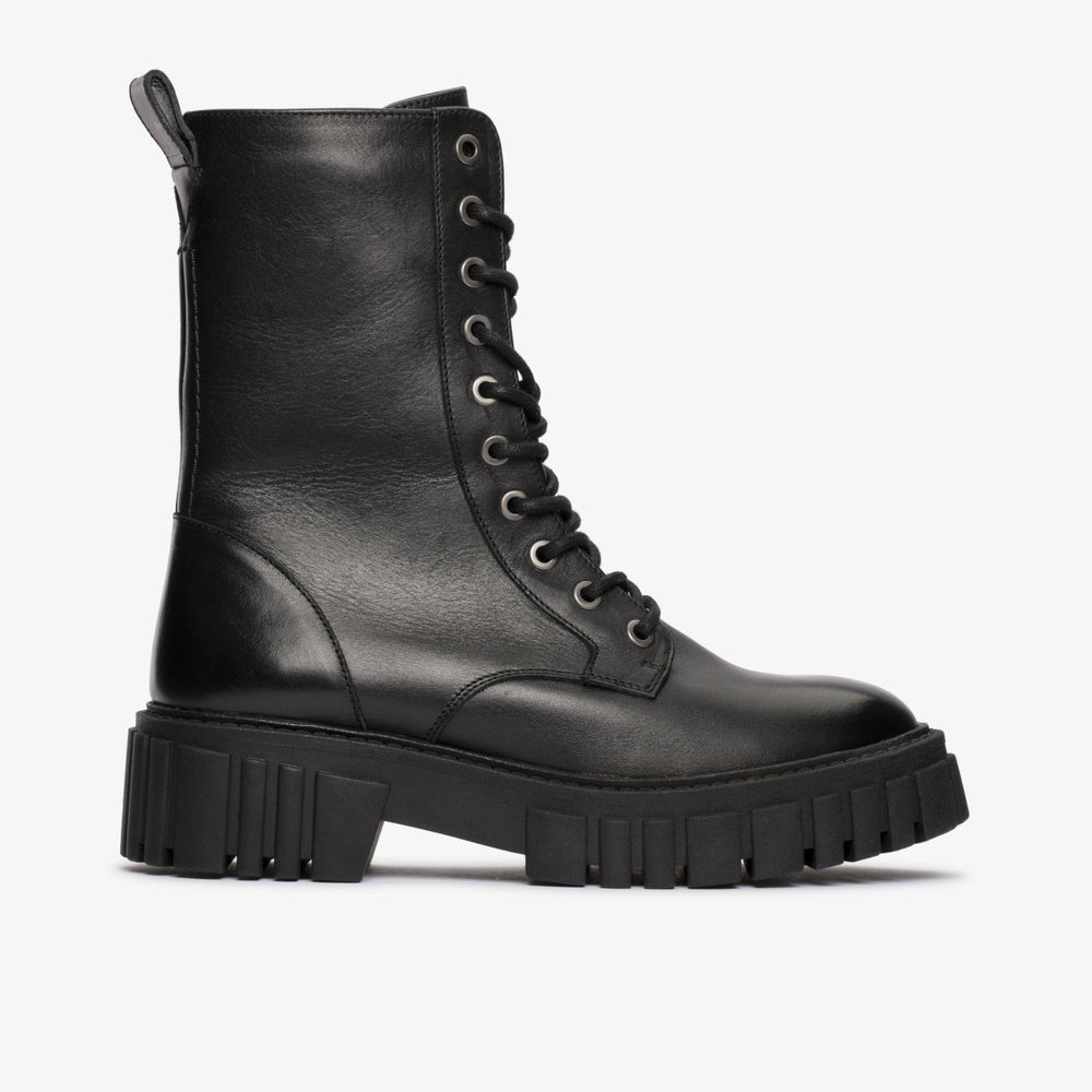 Page Lace Boot Black Leather | Clarks Sale