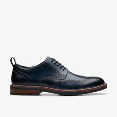 Aldwin Limit Brogue Navy Leather | Clarks Onsale