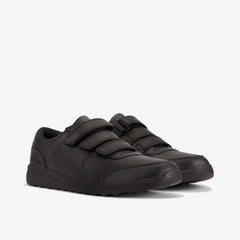 Daze Step 2 Youth Black Leather | Clarks US