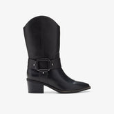Morzine Rise Black Leather | Clarks Sale
