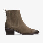 Morzine Top Ankle Boot Mole Grey Suede | Clarks Sale