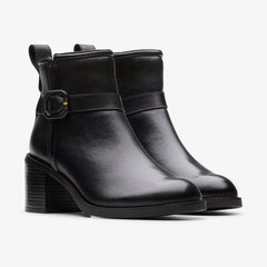 Chamberly Trim Black Leather | Clarks US