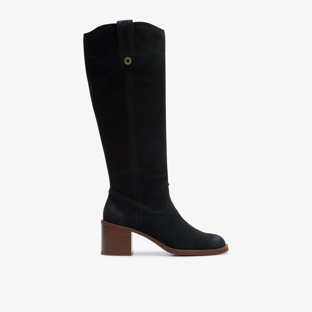 Chamberly Up Black Suede | Clarks For Sale