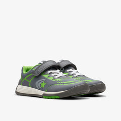 Cica Star Flex Kid Grey/Green | Clarks For Sale