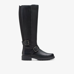 Orinoco2 Tall Black Leather | Clarks Onsale