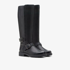Orinoco2 Tall Black Leather | Clarks Onsale
