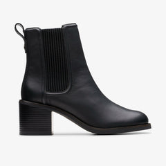 Chamberly Top Black Leather | Clarks Discount