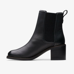 Chamberly Top Black Leather | Clarks Discount