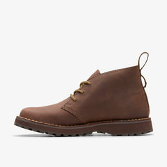 Solsbury Desert Boot Dark Brown Leather | Clarks