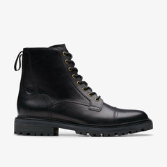 Clarkridge Hi Black Leather | Clarks Sale
