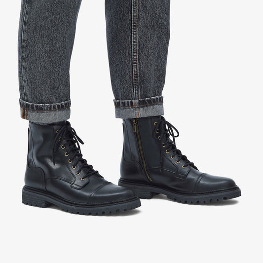 Clarkridge Hi Black Leather | Clarks Sale